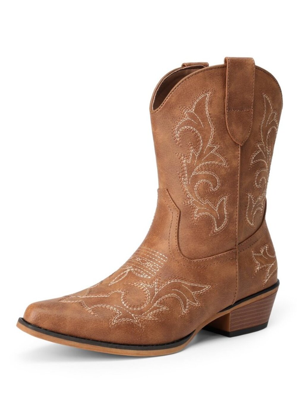 Women's Cowboy Cowgirl Western Ankle Boots